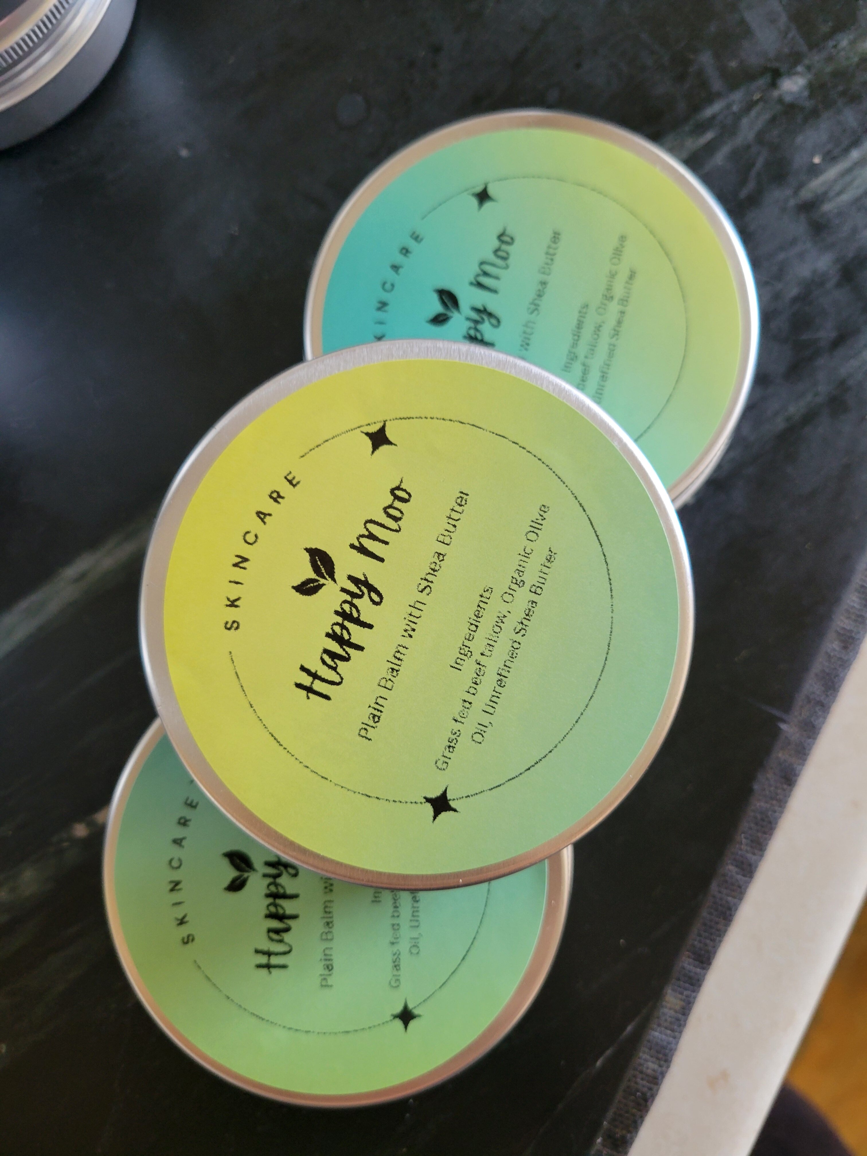 Organic Tallow Skin Balm with Shea Butter and No Essential Oils (Less beefy smell)